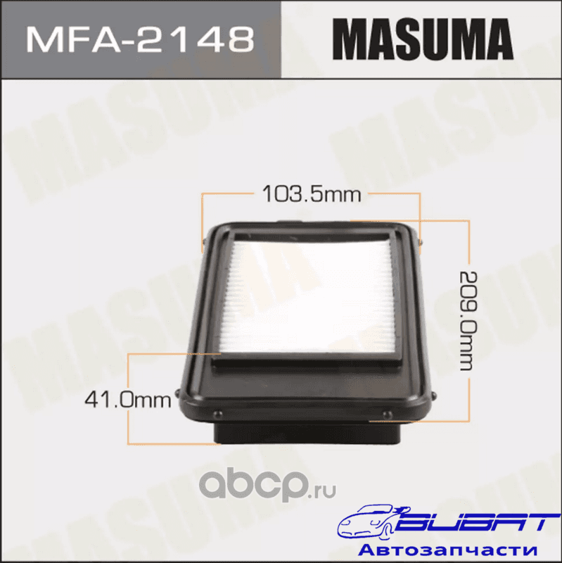 Воздушный фильтр A-2025 MASUMA (1/40) Пропитка
