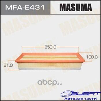 Воздушный фильтр MASUMA LHD PEUGEOT/ 206, 307/ V1400, V1600 03- (1/20)