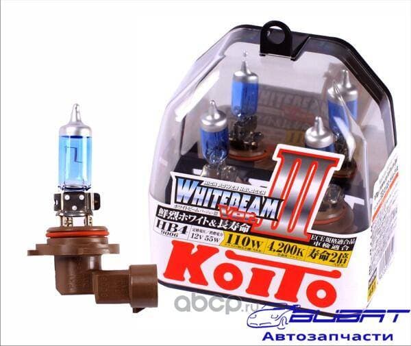 Лампа высокотемпературная Koito Whitebeam, комплект 2 шт.