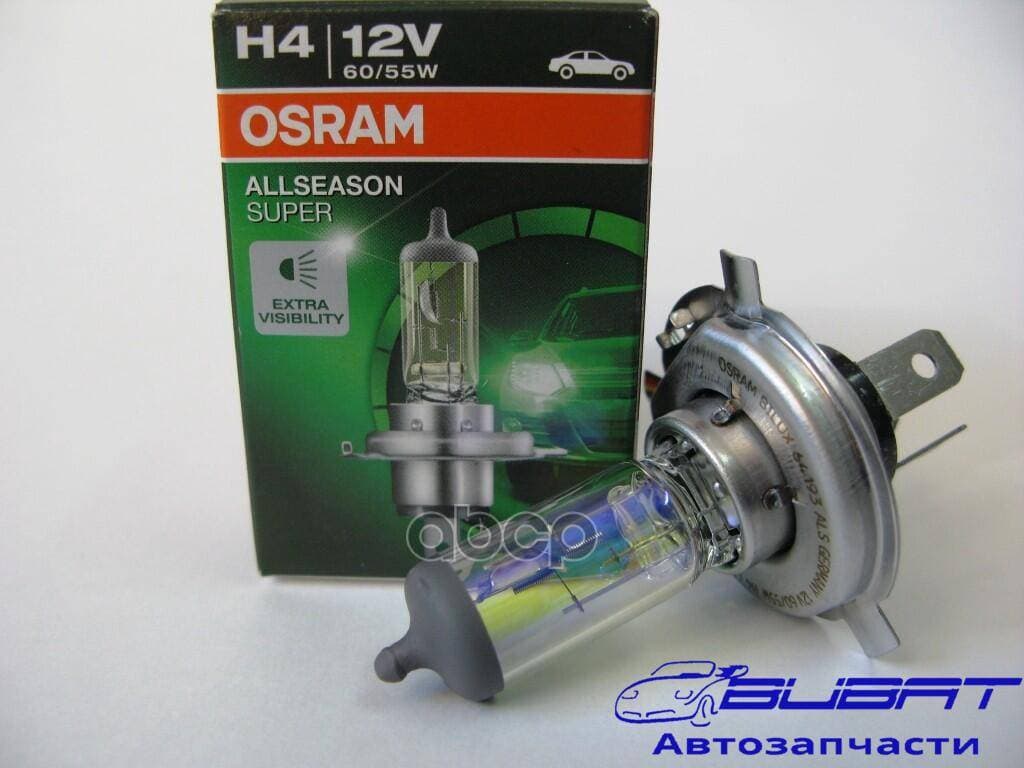 Лампа H4 12V 60/55W +30% яркости