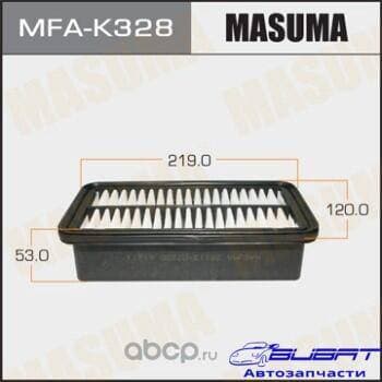 Воздушный фильтр MASUMA LHD KIA/ PICANTO / V1100 04- (1/40)