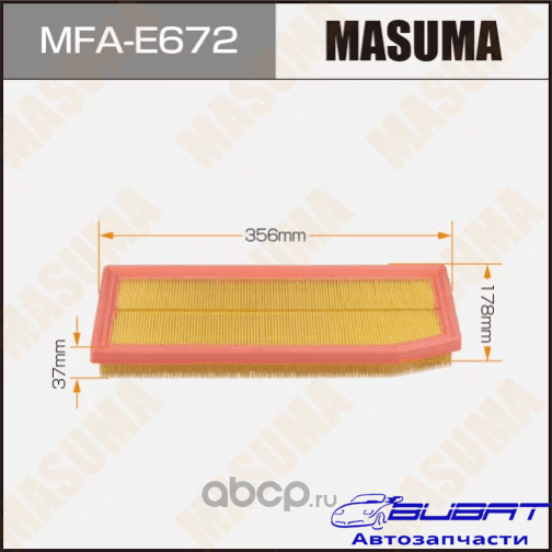 Воздушный фильтр A0738 MASUMA LHD C-CLASS (W205), E-CLASS COUPE (C238) (1/20)