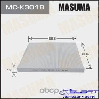 Салонный фильтр AC-003 MASUMA HYUNDAI/ TUCSON/ V2000, V2700 04-06 (1/40)