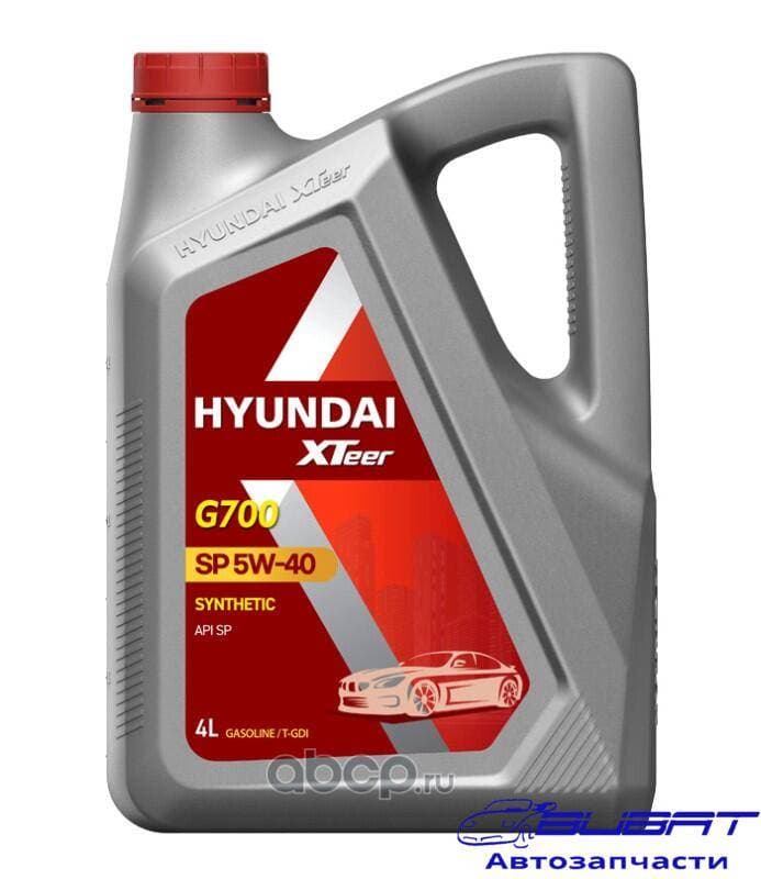 Масло моторное синт. (пластик/Корея) (4L) HYUNDAI XTEER G700 5W40 SP