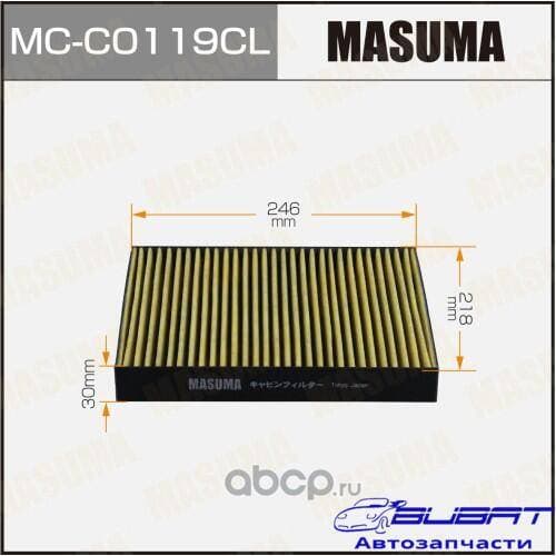 Салонный фильтр AC0110C MASUMA угольный (1/40)