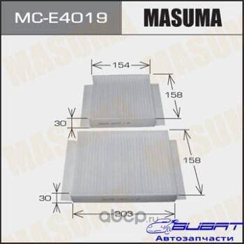Салонный фильтр MASUMA PEUGEOT/ 207/ V1400, V1600 06- (1/40)