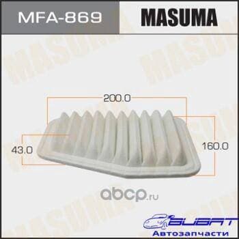 Воздушный фильтр A-746 MASUMA (1/40)