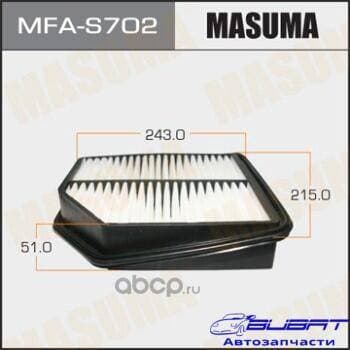Воздушный фильтр A-979 MASUMA SUZUKI/ ESCUDO/ TDB4W, TDA4W 08- (1/40)