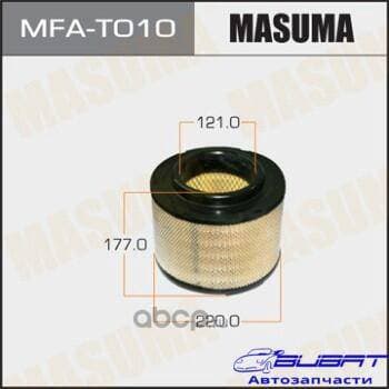 Воздушный фильтр A-1028 MASUMA TOYOTA/ HILUX/ KUN25L, KUN26L, KUN35L 11- (1/8)