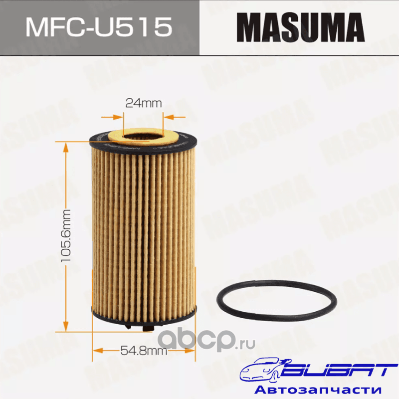 Масляный фильтр OE0067 MASUMA вставка