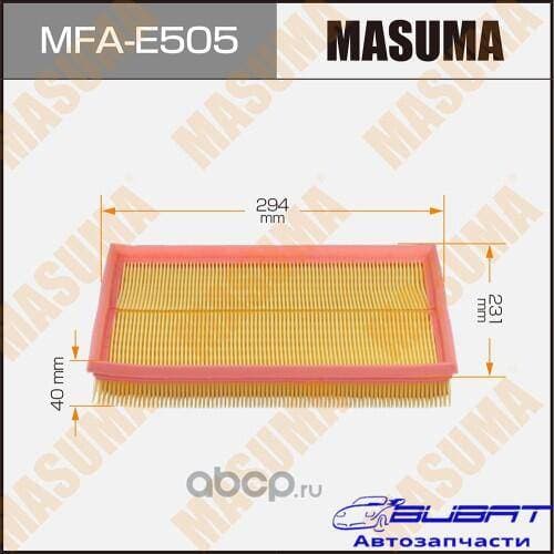 Воздушный фильтр A0288 MASUMA LHD OPEL ASTRA-H, ZAFIRA-B (1/20)