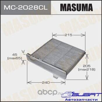 Салонный фильтр MASUMA угольный (1/20)